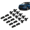 G-PLUS Body Bolts & U-nut Clips- M6-1.0 x 25mm- 10mm Hex- 20 pcs (10ea) Compatible with Ford Truck