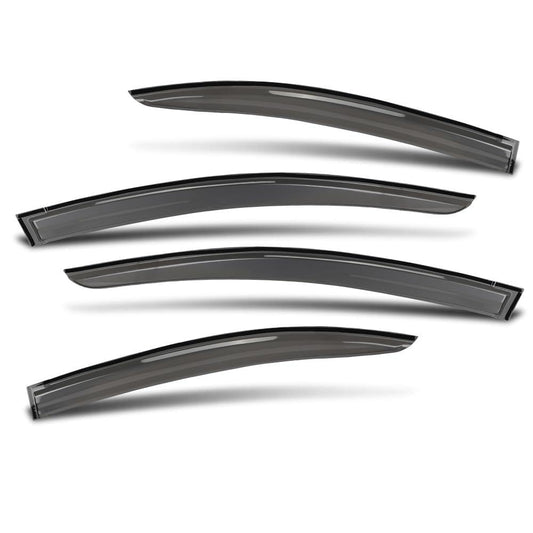 G-PLUS Window Visor Rain Guards Compatible with Honda Civic Sedan 2012-2015 4 PCS Smoky