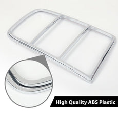 G-PLUS Tail Light Bezel Cover for Ford Mustang 2005-2009 Chrome Style Close-up View