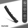 G-PLUS Front Lower Bumper Deflector Compatible with Jeep Cherokee 2016-2018 Black CH1044133, 191275369357