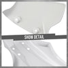 G-PLUS Front & Rear Liner Fender Complete Set Compatible with Honda ATC350X 1985-1986 White