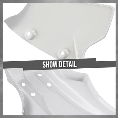 G-PLUS Front & Rear Liner Fender Complete Set Compatible with Honda ATC350X 1985-1986 White