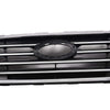 G-PLUS Front Bumper Upper Grille Insert, Compatible with Hyundai Sonata 2015 2016 2017 2015-2017 Chrome Grill Replacement (Black)