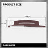 G-PLUS TPE Dash Cover Dashboard Panel Compatible with Chevy & GMC C1500 C2500 C3500 K1500 K2500 K3500 Suburban Yukon 1989-1994, Instrument Panel Cover Red