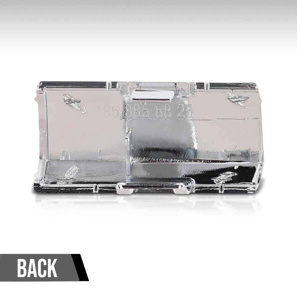 G-PLUS Rear Bumper Tow Hook Cover Compatible with Benz W166 ML Class 2012-2015 (With AMG package, Without ML63 AMG) Fit Benz ML250 ML400 2015 1668851423 Silver