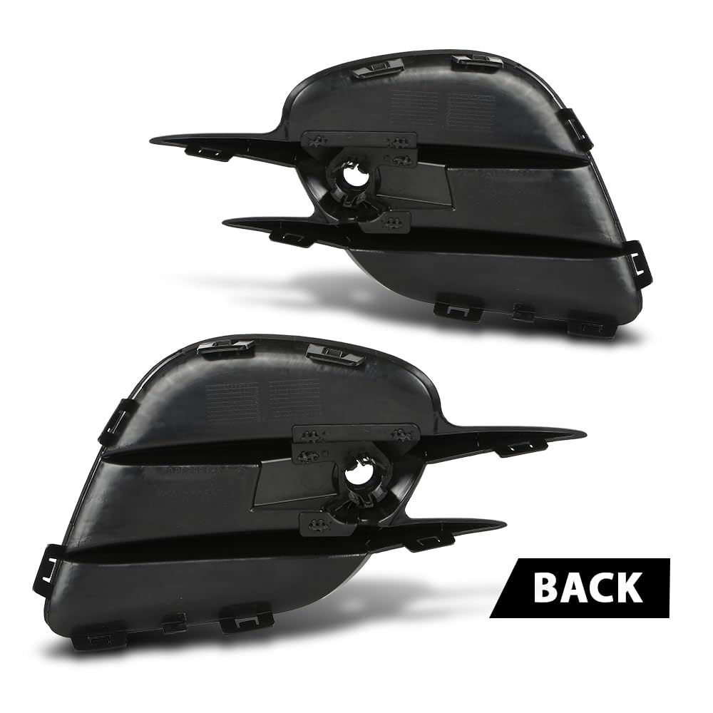 G-PLUS Fog Light Cover Outer Driver & Passenger Side Compatible with Benz C-Class W205 2015-2018 (for Base Sedan Only),Fit for Models Without AMG Styling Package, with Luxury Package 2538853500