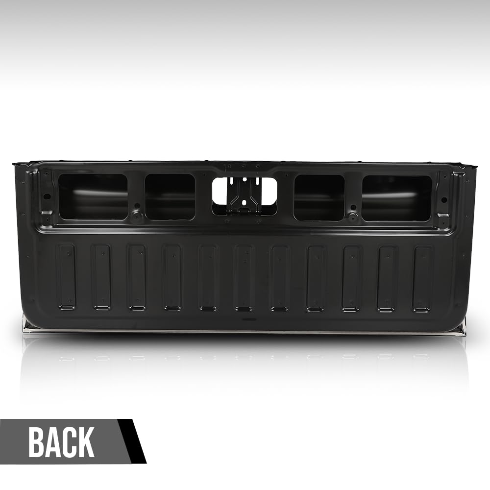 G-PLUS Rear Tailgate Fit Dodge Ram 1500 Pickup 2019-2024, Fit Use Without R-A-M Letters CH1900131, 68623973AA, 68278358AF, 68278358AE, 68278358AD, 68278358AC, 68278358AB, 170-10124 Painted Black