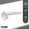 G-PLUS Front Right Side Lower Bumper Grille Trim Silver Compatible with BMW X5 2014-2018 Fits Models without M Sport Line Package, Type 1 Standard Line 51117303113 BM1038152