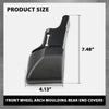G-PLUS Front Wheel Arch Moulding Rear End Covers Right & Left Compatible with LR3 2009,Fit LR4