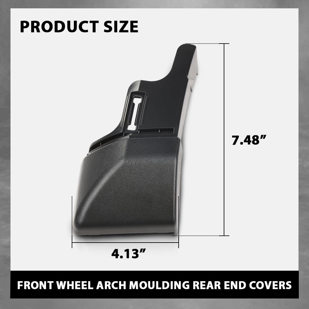 G-PLUS Front Wheel Arch Moulding Rear End Covers Right & Left Compatible with LR3 2009,Fit LR4