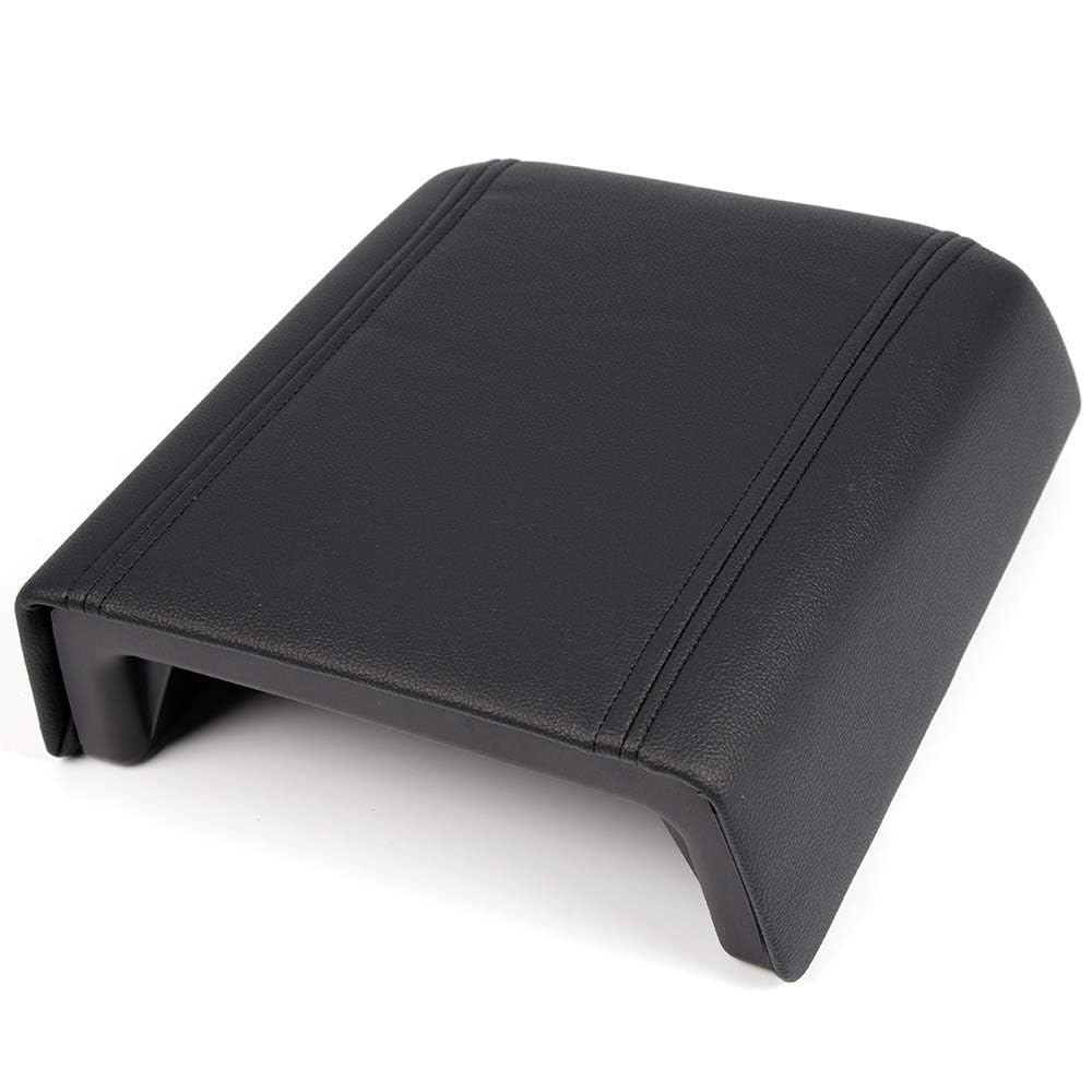 G-PLUS Leather Center Console Lid Cover Pad Compatible with Ford F150 2004 2005 2006 2007 2008 Pickup Truck 5L3Z1506024AAC (Only Fits Models with Floor Shift)