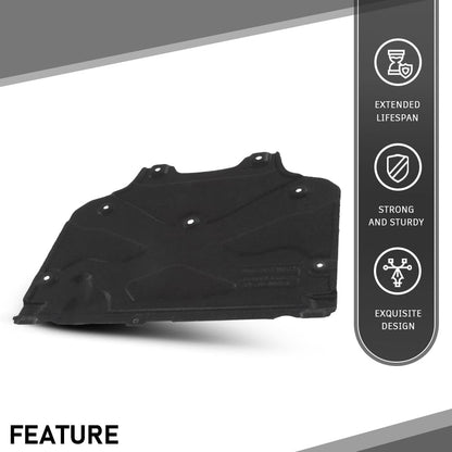 G-PLUS Engine Under Splash Shield Cover, Compatible with Audi S4 2018-2023/ Audi A4 2017-2023, 8W0863822B
