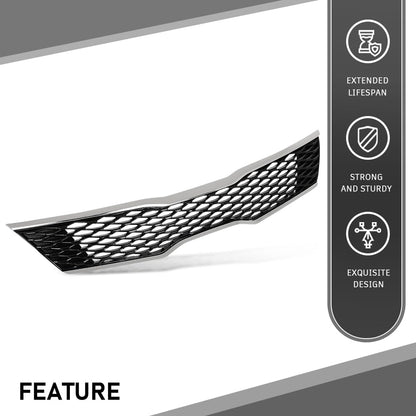 G-PLUS Front Upper Bumper Grille Assembly, Compatible with Kia Optima SX SXL Turbo 2016 2017 2018, Chrome