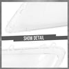 G-PLUS Headlight Lens Cover Compatible with Benz ML Class W164 ML320 ML350 ML500 ML550 ML63 AMG 2006-2008 Left & Right Pair Front Headlamp Lens Cover Clear