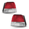G-PLUS PairTail Light Assembly Rear Brake Lamp, Compatible with Toyota Tercel 1995-1999, Red Lens LH & RH 2PCS, 8156116530, 8156016630 Luces Traseras