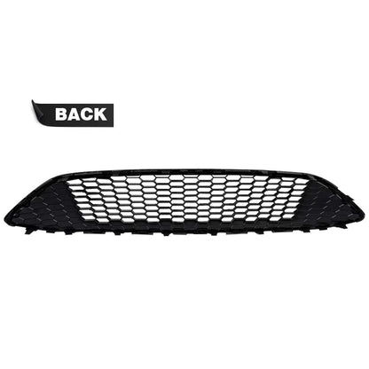G-PLUS Front Bumper Upper Grille Compatible with Ford Focus S & SE 2015-2018 Replace for F1EZ-8200A, F1EZ-8200B Mesh Grill Honeycomb Style Black