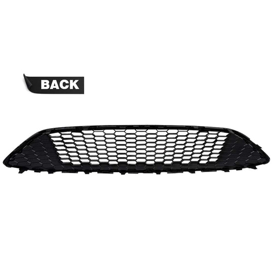 G-PLUS Front Bumper Upper Grille GRILLES | COMPATIBLE WITH FORD Focus S & SE 2015-2018 Replace for F1EZ-8200A, F1EZ-8200B Mesh Grill Honeycomb Style Black
