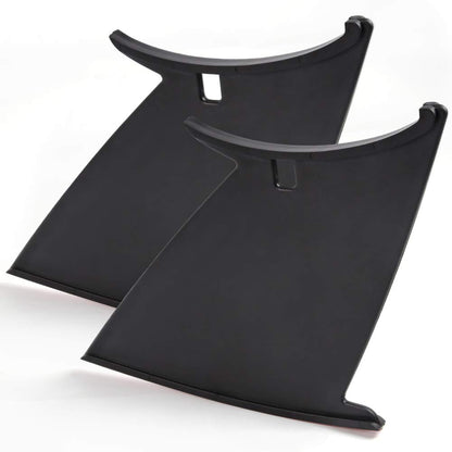 2pc Two Rear Wing Spoiler Stabilizer Compatible with Impreza WRX STi 2011 2012 2013 2014 Black