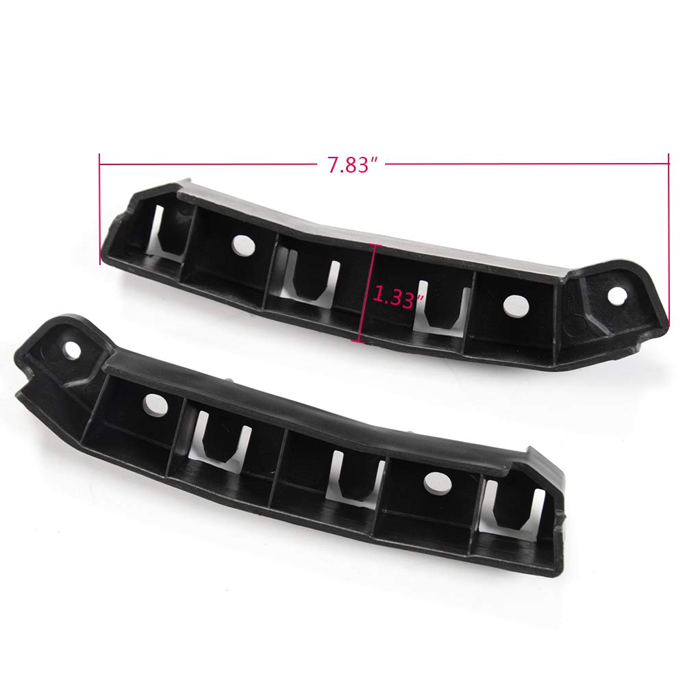 G-PLUS Front Bumper Retainer Bracket Compatible with Ford Focus Hatchback/Sedan 2012-2018 Left Right Side Bumper Retainer Mounting Brace Reinforcement Bracket Support Pad CP9Z17C947B CP9Z17C947A