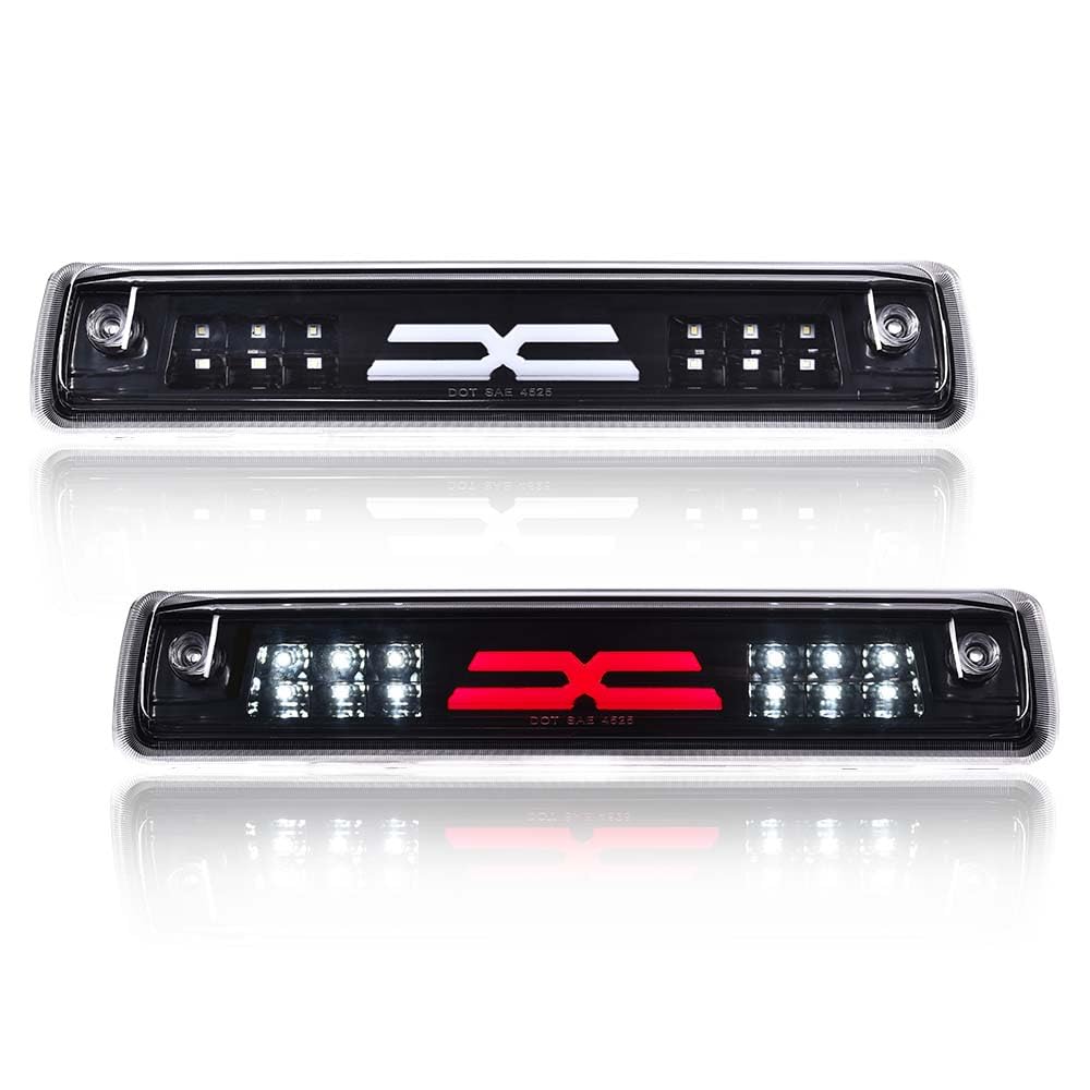 G-PLUS LED 3rd Third X Brake Light Rear Brake Stop Tail Light Fit 2015-2018 Colorado/Canyon GM25971002 52019397 High Mount Stop Light Third Tail Light