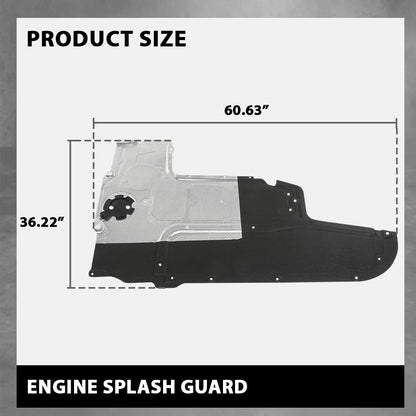 G-PLUS Engine Splash Shield Center Under Cover Fit BMW 528i/535i Base 2011-2016,Fit BMW 535d Base 2014-2016,Fit 535i GT Base 2010-2017,Fit 640i Base 2012-2018 51757207147 BM1228161
