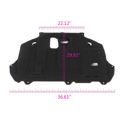G-PLUS Front Splash Shield Under Engine Radiator Cover Compatible with Ford C-Max 2013-2018 / Focus 2012-2018 / Transit 2014-2017