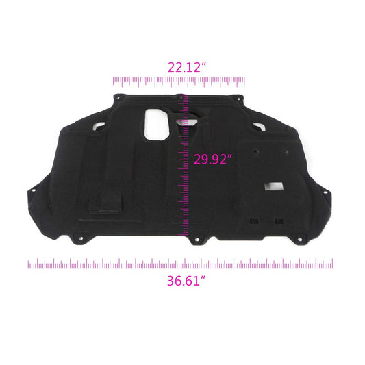 G-PLUS Front Splash Shield Under Engine Radiator Cover Compatible with Ford C-Max 2013-2018 / Focus 2012-2018 / Transit 2014-2017