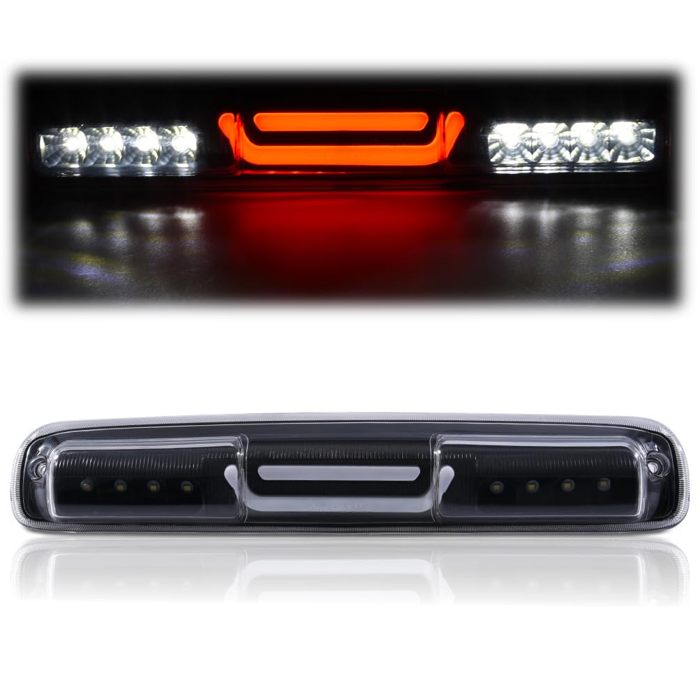 G-PLUS 3D LED Bar 3rd Third Tail Brake Light Compatible with 2007 GMC Sierra 1500 2500 3500 & HD Models Classic Rear Cargo Lamp High Mount Stop light