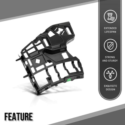 G-PLUS Bumper Bracket Front Lower Right Side Compatible with Volvo XC90 2016-2023 31353404, VO1043102 Black