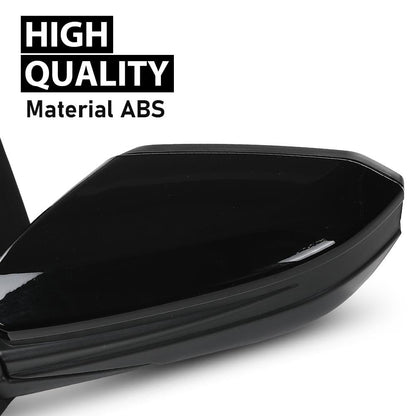 G-PLUS Power Heated Mirror w/ 5-Pin Left Driver Side Compatible with Honda Civic 2016-2021 Manual Folding 76258TBAC21ZA 76258TBAA21ZA Glossy Black