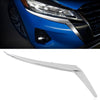 G-PLUS Front Right Side Bumper Cover Molding Chrome Trim 1pc Silver Compatible with Nissan Kicks 2021-2023 (For S And SV Models) NI1047111, 191275878071, 620745R00A