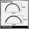 G-PLUS 4PCS Fender Flares Compatible with Subaru Outback 2015-2019 Wheel Arch Molding Kit E201SAL000, 037815, 037815LR, 037815RR, Factory Style Black