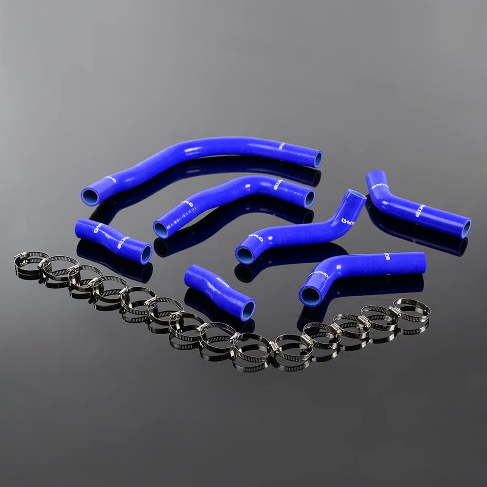 G-PLUS Silicone Radiator Coolant Tube Clamps Kit Compatible with 1990-1995 TOYOTA MR2 SW20 Blue