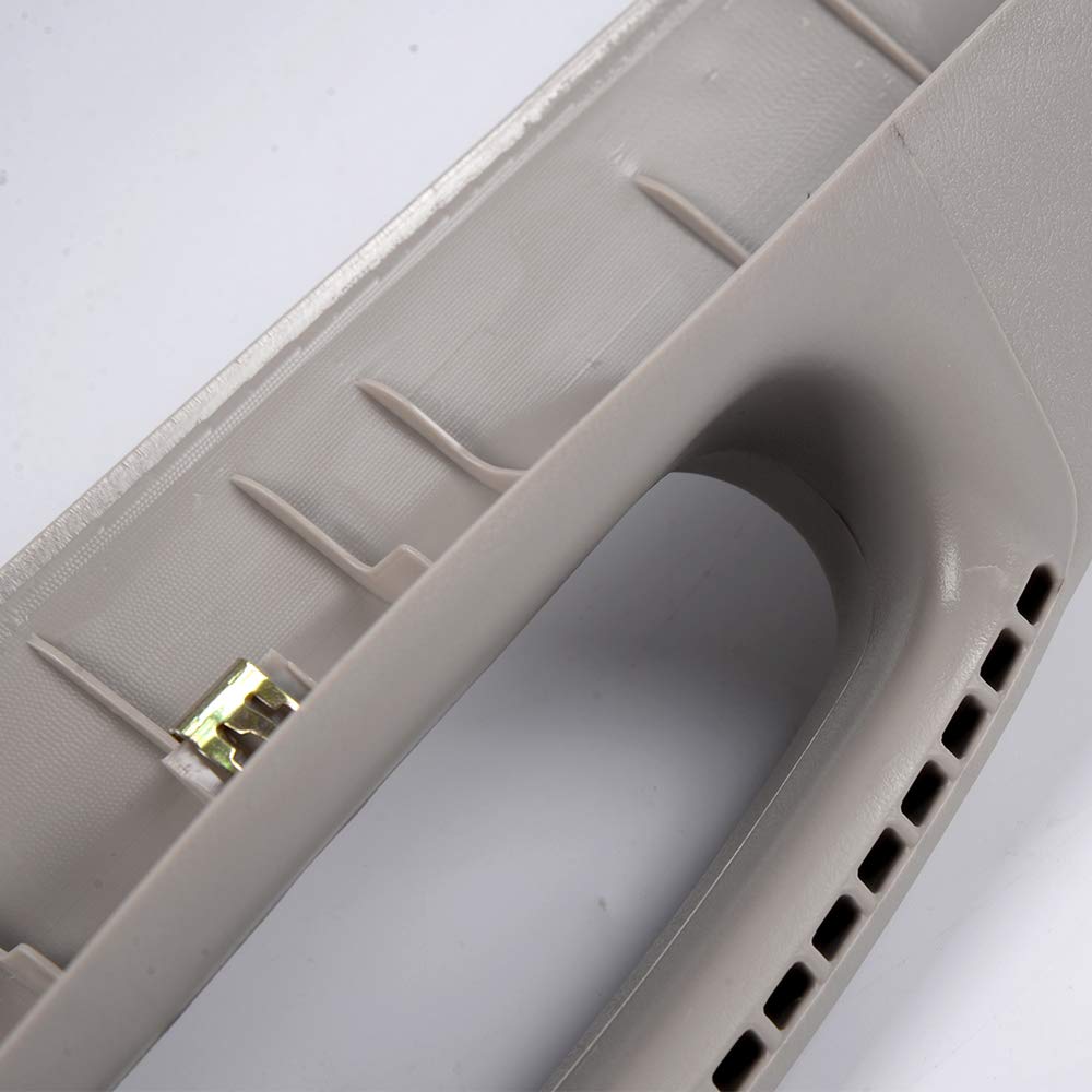 A Pillar Plastic Grab Handle Trim Molding 2002-2010 Compatible for Dodge Ram 1500/2003-2010 Ram 2500 3500 Pick Up Front Right (Passenger Side) Windshield Post Trim Beige 1TE74TL2AA, 5GR28TL2AE