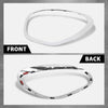 G-PLUS Headlight Bezel Compatible with Mini Cooper Countryman 2011-2016 & Paceman 2013-2016 Left Side 51139813823, MC2506103 Silver