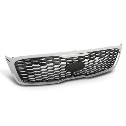 G-PLUS Front Bumper Upper Grille Assembly With Camera Hole Compatible with Kia Sorento 2019-2020 86380-C5800, 86380C5800 Chrome Black