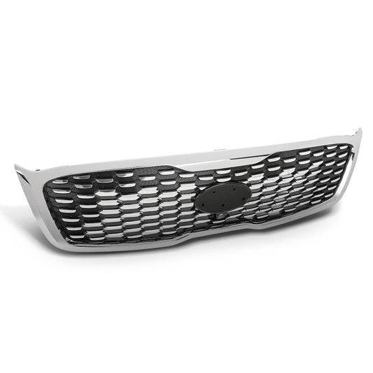 G-PLUS Front Bumper Upper Grille Assembly With Camera Hole Compatible with Kia Sorento 2019-2020 86380-C5800, 86380C5800 Chrome Black