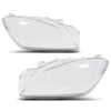 G-PLUS Headlight Lens Cover Compatible with Benz ML-Class W166 ML350 ML400 2011-2015 A1668207359, A1668205559 Left & Right Front Headlamp Lens Cover Clear
