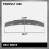 G-PLUS TPE Cover for Defrost Dash Panel Gray Compatible with 2002 2003 2004 2005 Dodge Ram 1500/2003-2005 Dodge Ram 2500 3500