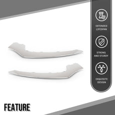 G-PLUS Bumper Face Bar Trims 2PCS for Benz E550 2014-2017 Silver Product Details