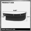 G-PLUS Front Bumper Fascia Spat Left Driver Compatible with Jeep Cherokee 2019-2022 68288015AC