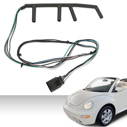 G-PLUS 4 Wire Glow Plug Wiring Harness Compatible with VW Jetta TDI/New Beetle TDI/Golf TDI 2002-2003 038971220C, 904-090