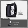 G-PLUS Front Driving Fog Light With Bezel Set Compatible with Kia Sorento 2014 2015 Smoke Lens Fog Lamp With Bulbs