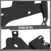 G-PLUS Left Headlight Bracket Compatible with Chevy Corvette C5 1997-2004 16523679, 16523681 Black