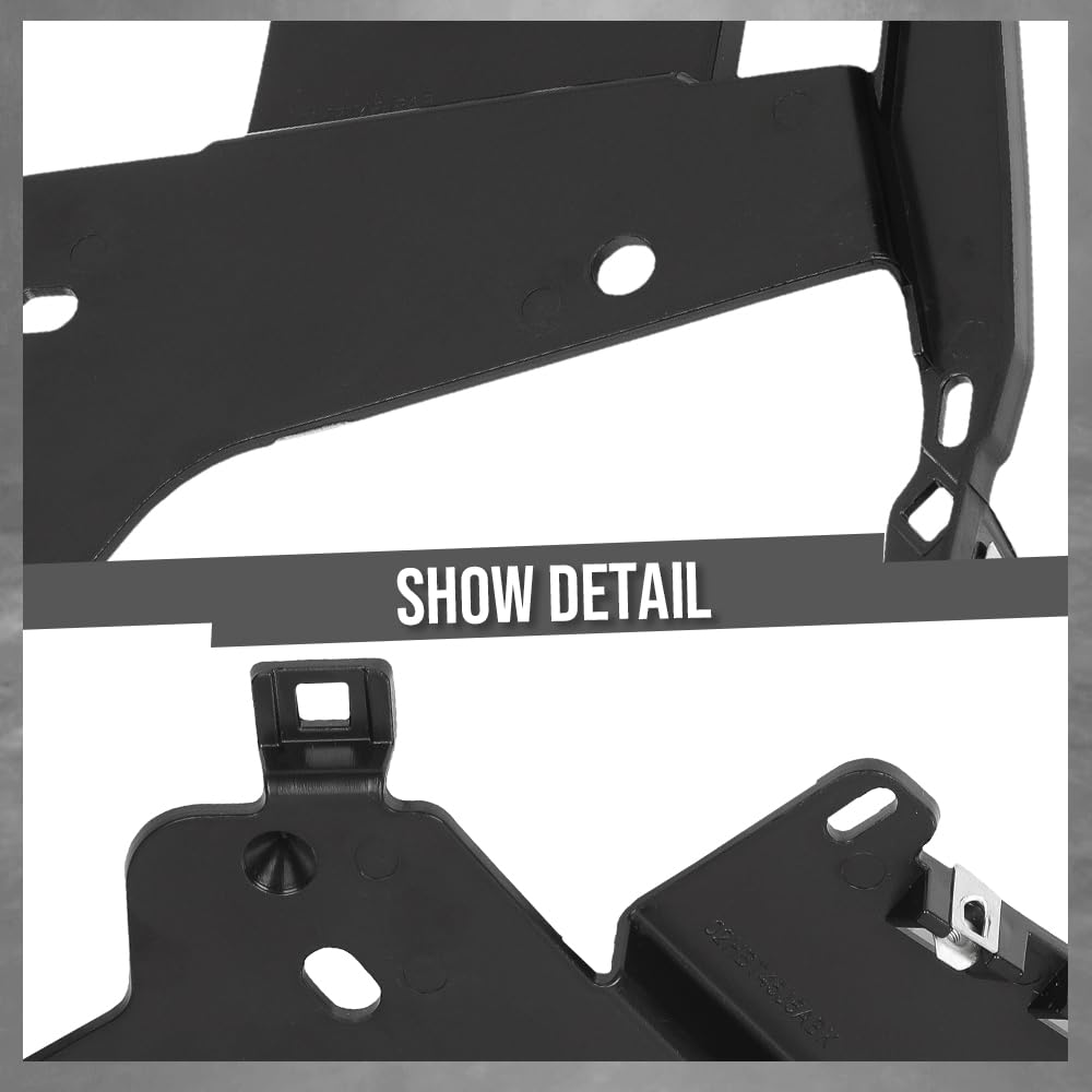 G-PLUS Left Headlight Bracket Compatible with Chevy Corvette C5 1997-2004 16523679, 16523681 Black