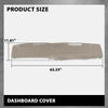 G-PLUS TPE Dashboard Dash Cover Cap w/Adhesive Compatible with Chevy GMC Full Size Pickup 1981-1987/ Chevy GMC SUV 1981-1991 Dash Board Overlay 18601NTL Beige