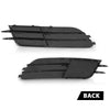 G-PLUS Pair Front Bumper Fog Light Grill Cover, Compatible with Audi A6/ A6 Quattro 2012 2013 2014 2015, Left Driver & Right Passenger Side 2PCS, 4G0807681, 4G0807682