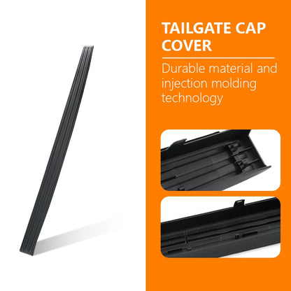 G-PLUS Tailgate Molding Flexible Step Trim 3PCS Compatible with Ford F250 F350 Super Duty 2008-2016 8C3Z-9941019-AA, 8C3Z9941019AA