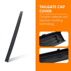 G-PLUS Tailgate Molding Cap for Ford F150 2009-2014 Top Protector Black Close-up View