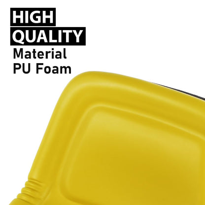 G-PLUS Yellow Lawn Mower Garden Tractor Seat Fit John Deere Mowers TX30, STX38, 130, 160, 165, 170, 175, 180, 185, 110 GG420-32959, MG861683